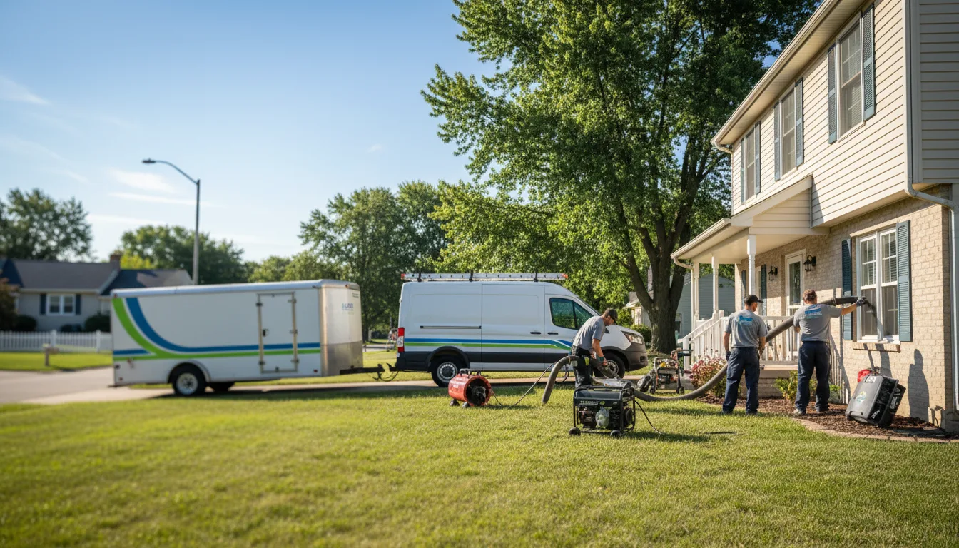 Flooded Basement Restoration And Cleanup With Repair in Goldthwaite, TX near me
